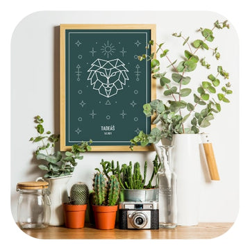 znamení zvěrokruhu obraz na míru plakáty dekorace dárek pro přitelkyny pro manželku pro přítele Galamaps  rámy