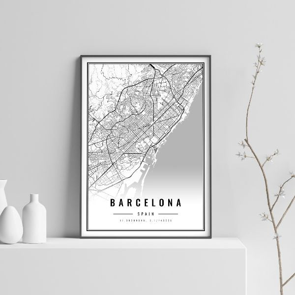 barcelona mapa nesta obraz galamaps
